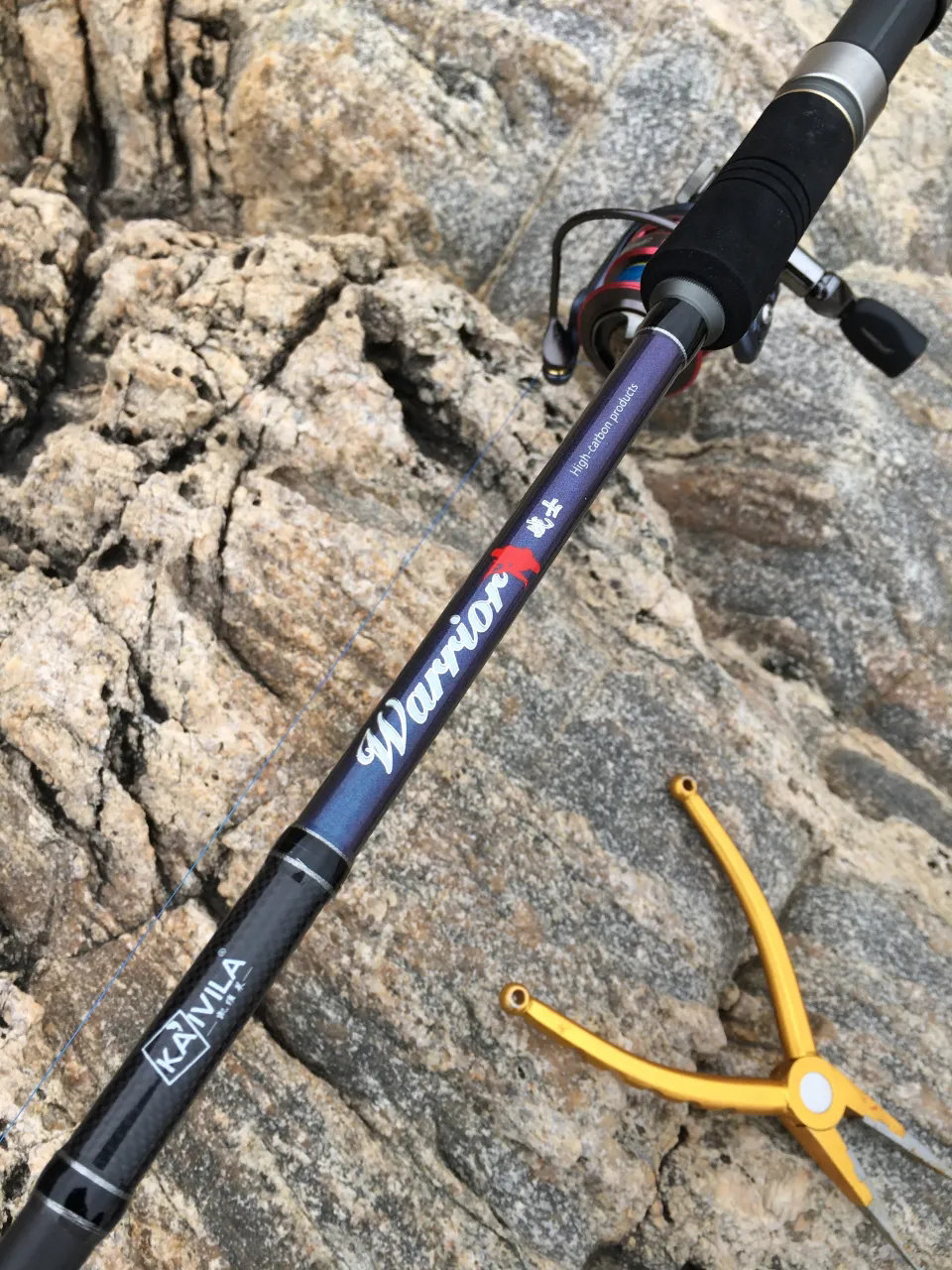 “战士”系列路亚竿岸投施钓六线鱼实测